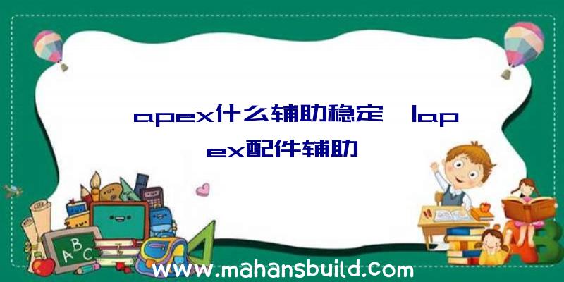 「apex什么辅助稳定」|apex配件辅助